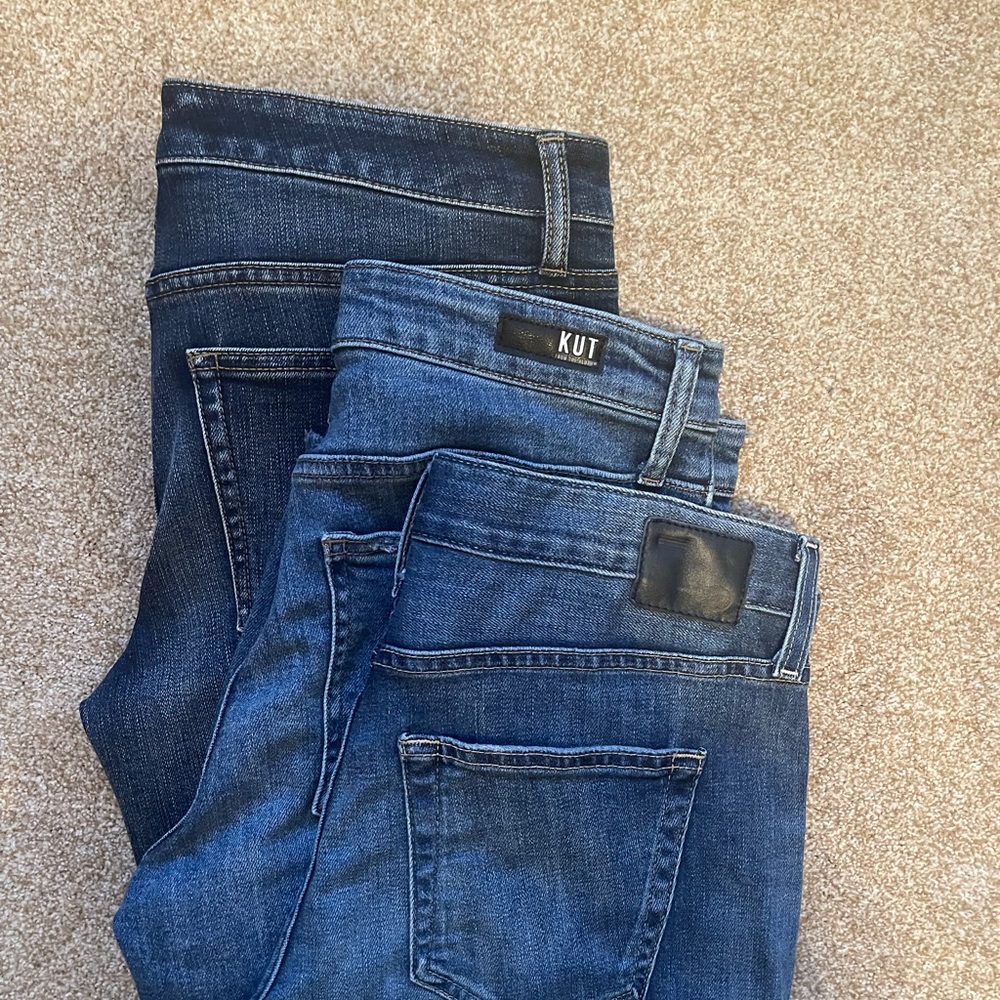 Authentic AG Adriano Goldschmied, KUT and Liverpool denim - selling together.